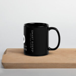Tazza nera lucida "Save Your Passion"