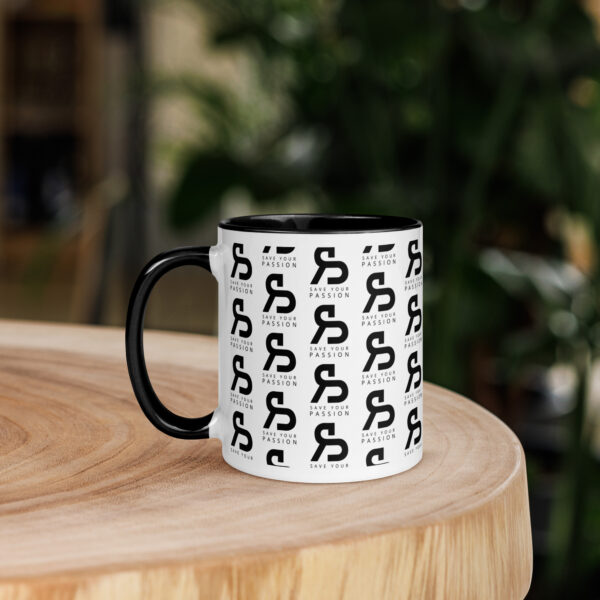 Tazza Save Your Passion - Bianca con interno colorato - immagine 2