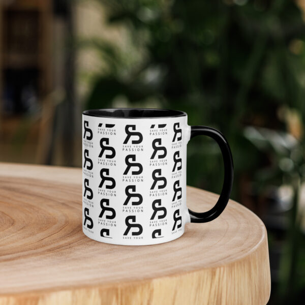 Tazza Save Your Passion - Bianca con interno colorato - immagine 3