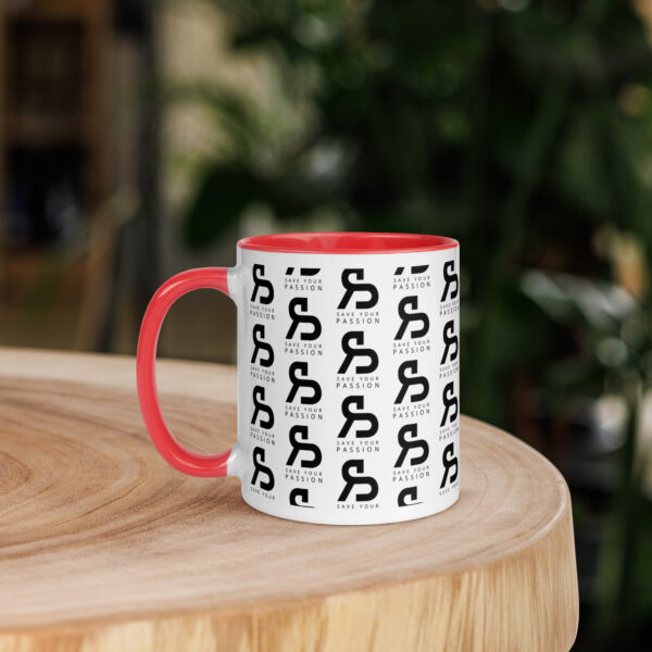 Tazza Save Your Passion - Bianca con interno colorato - immagine 5