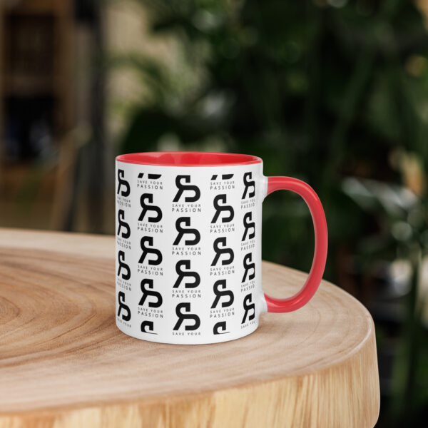 Tazza Save Your Passion - Bianca con interno colorato - immagine 6